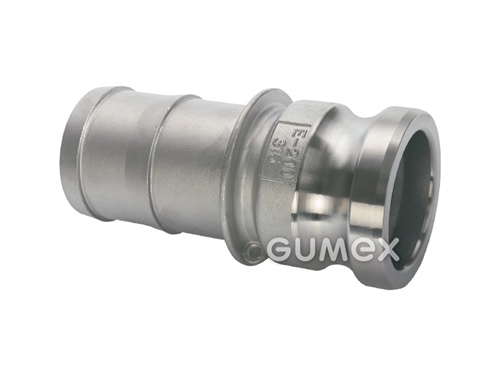 KAMLOK vsuvka DN15, tŕň na hadicu 13mm, 10bar, -30°C/+90°C, nerezová oceľ